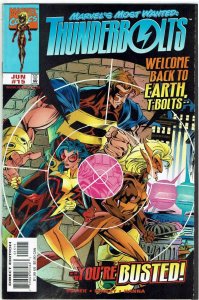 Thunderbolts #15 (1997 v1) Kurt Busiek Mark Bagley Lightning Rods NM