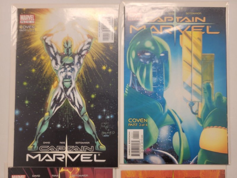 4 Captain Marvel Marvel Comic Books #11 12 13 14 43 RC43