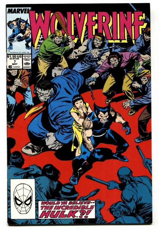 Wolverine #7-VF/NM-Marvel Comic Book-1989