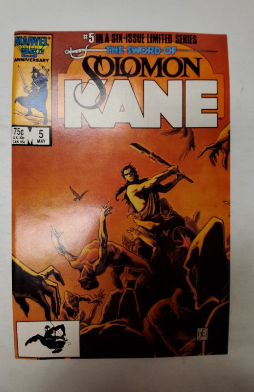 The Sword of Solomon Kane #5 (1986) NM Marvel Comic Book J667