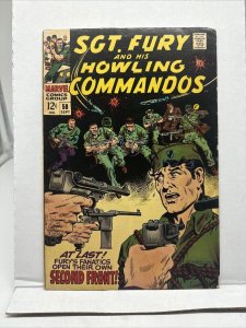 Mrvel Comics Sgt. Fury and His Howling Commandos-#58-Sept. 1968-