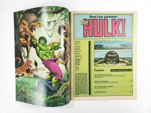 The HULK! #22 Marvel Comics Magazine 1980 Bob Larkin Cover Joe Jusko Frontispiec