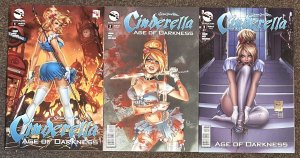 Cinderella #1,2,3 Grimm Fairy Tales Zenescope Complete Set