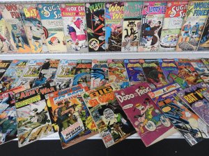 Huge Lot of 150+ Golden-Bronze Comics W/ Batman, World's Finest, Superman