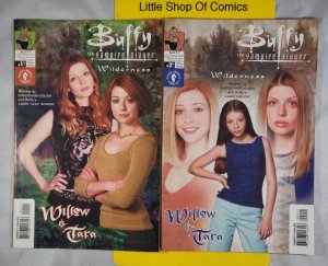 Buffy The Vampire Slayer Willow and Tara Wilderness #1 & #2 Photo Variant Covers