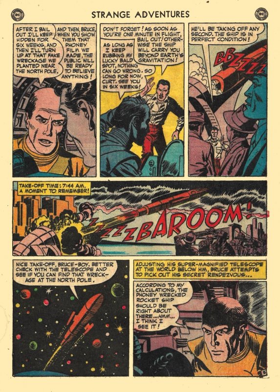 STRANGE ADVENTURES #8 (May1951) 4.5 VG+ SciFi from G. Fox!  G. Kane!  A. Toth!