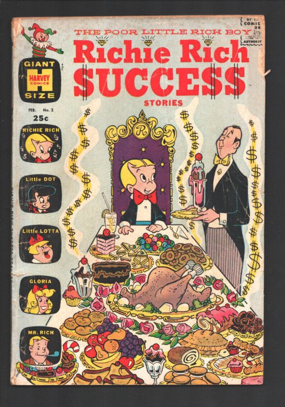 Richie Rich Success Stories #2- 1965-Giant edition-Little Dot-Gloria-Little L...