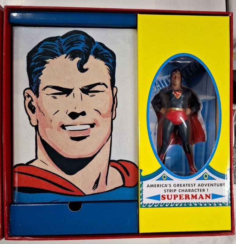 SUPERMAN MASTERPIECE EDITION (1999) CHRONICLE BOOKS Statue, History, Comic repr