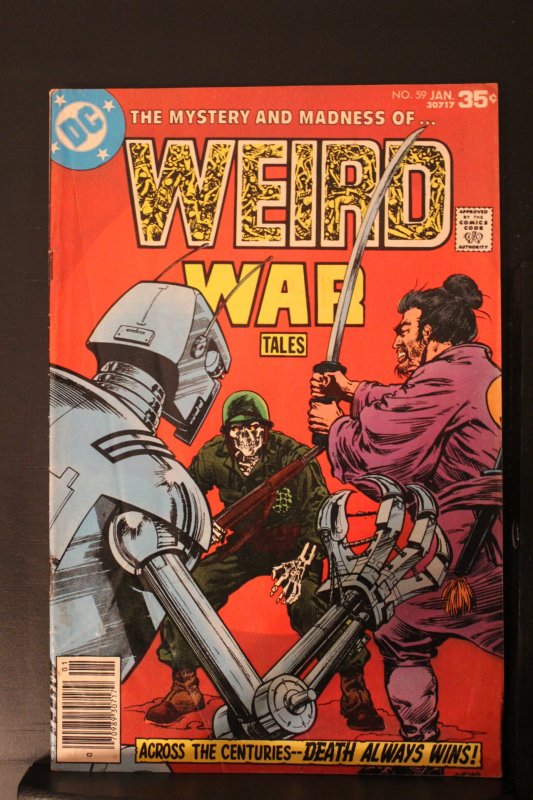 Weird War Tales #59 (1978) VF/NM High-Grade Samurai and Robot Wow!