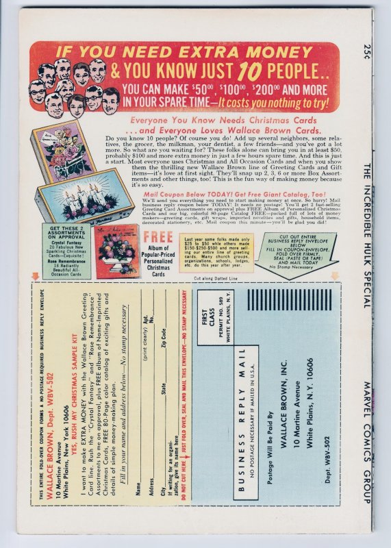 The Incredible Hulk Annual #2 (1969) VF+