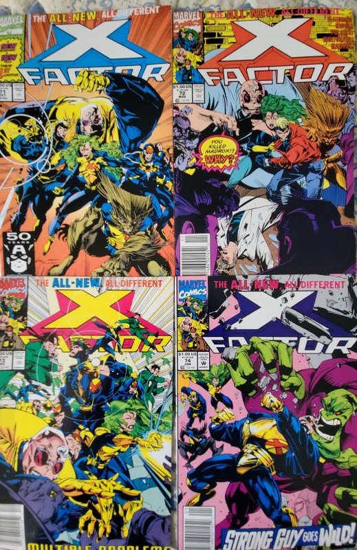 X-Factor #71 - #74 (1992)