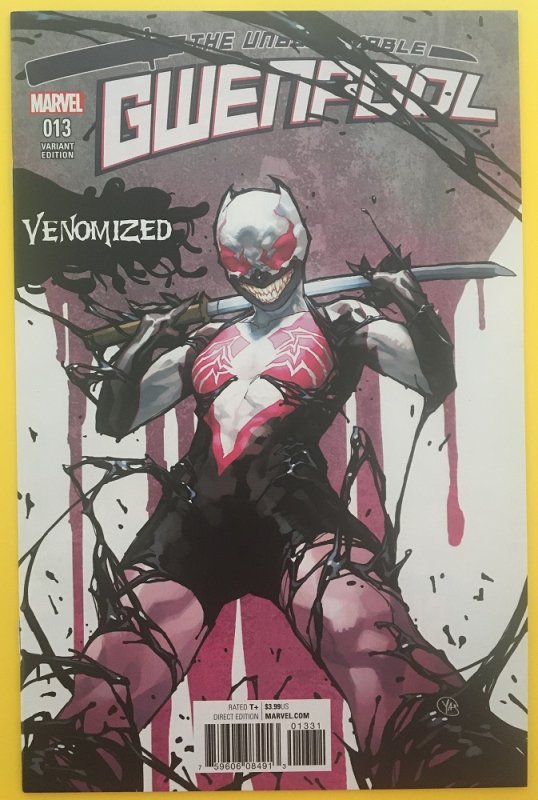 GWENPOOL 13 VENOMIZED VARIANT COVER