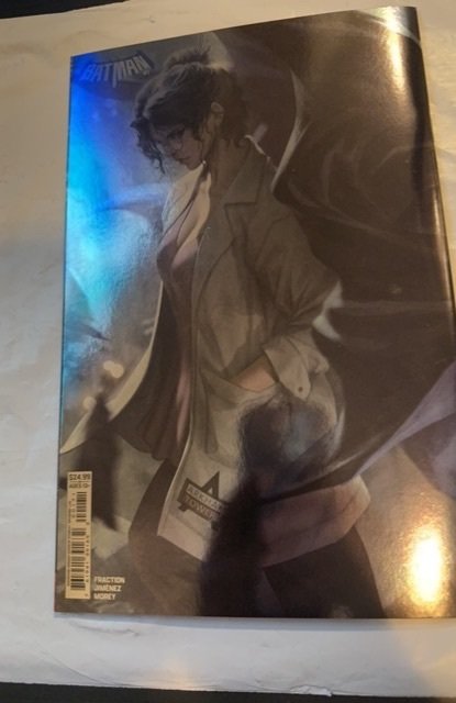 Batman #1 Stanley Artgerm Lau Blind Bag Foil Variant Cover DC 2025.
