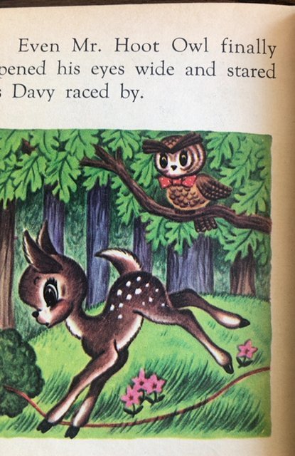 Davy Deer’s Red scarf Rand McNally, 1954, unmarked