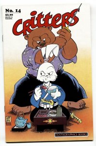 Critters #14-1986-Usagi Yojimbo-Signed by Stan Sakai-comic book