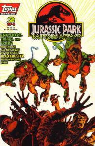 Jurassic Park: Raptors Attack #2 VF; Topps | save on shipping - details inside