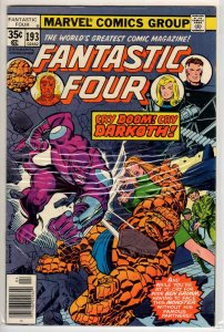 Fantastic Four #193 Regular Edition (1978) 7.0 FN/VF