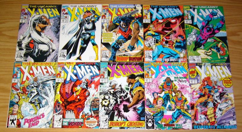 Uncanny X-Men #281-290 VF/NM complete run by whilce portacio - marvel comics 282