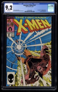 Uncanny X-Men #221 CGC NM- 9.2 White Pages 1st Appearance Mister Sinister!