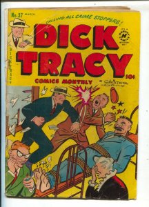 Dick Tracy #37 1951-Harvey-Breathless appears-torture & bondage cover-Itchy-G