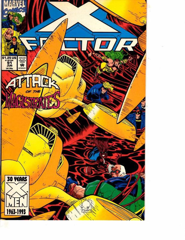 Lot Of 2 Comic Books Marvel X-Factor #112 and #91   Thor ON10