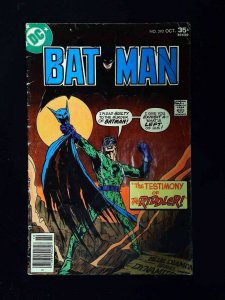 Batman #292  Dc Comics 1977 Fn Newsstand