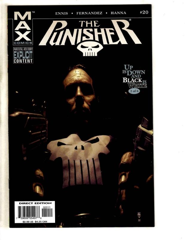 Lot Of 10 Punisher Marvel Comic Books # 15 16 17 18 19 20 21 22 23 24 CR35