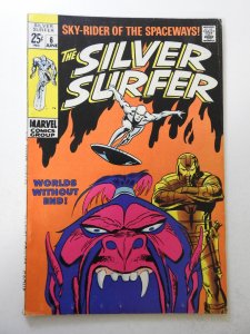 The Silver Surfer #6 (1969) VG/FN Condition! 1/2 in spine split