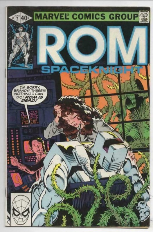 ROM SPACEKNIGHT #7 VF Buscema, Marvel, 1979 1980 more Marvel in store