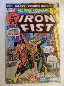 Marvel Premiere #16 (1974) 2ND IRON FIST