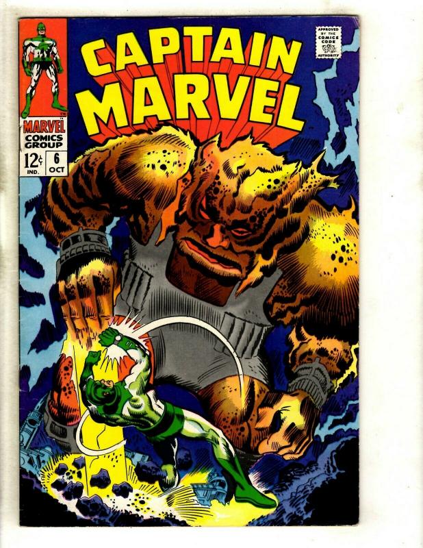 Captain Marvel # 6 VF Comic Book Mar-Vel Kree Avengers Hulk Thor Vision GK1