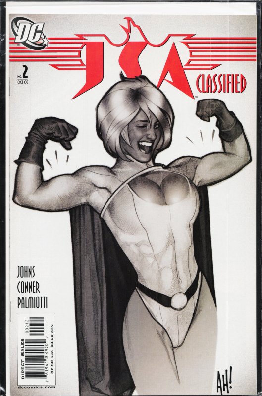 JSA Classified #2 Second Print Cover (2005) Power Girl