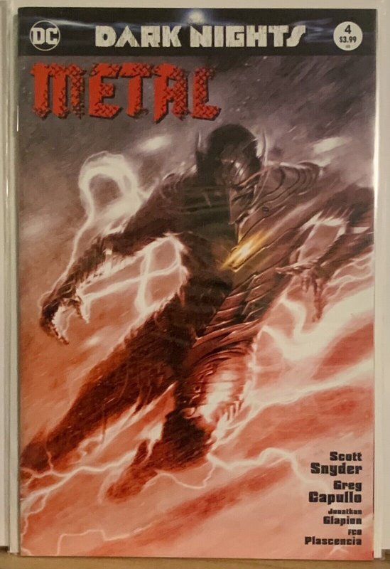 Dark Nights Metal #4 Gabriele Dell'Otto B&W Variant 2018 Flash VFN/NM 