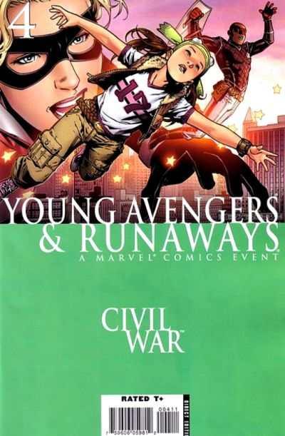 Civil War: Young Avengers & Runaways #4, NM + (Stock photo)