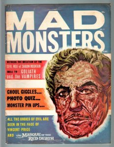 MAD MONSTERS #9-1964-VINCENT PRICE-GOLIATH AND THE VAMPIRES-PIX & INFO-CHA VG