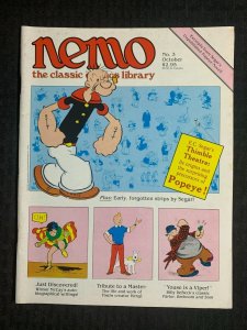 1983 NEMO CLASSIC COMICS LIBRARY Magazine #3 FN+ 6.5 Popeye / Tintin