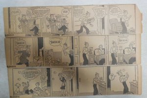 (306) Blondie Dailies by Chic Young from 1940 3 x 10 inches Complete Year !
