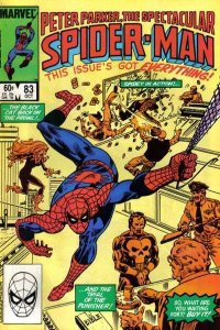 Spectacular Spider-Man (1976 series)  #83, VF- (Stock photo)