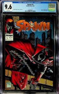 Spawn #5 (1992) - CGC 9.6 - Cert#4240098021