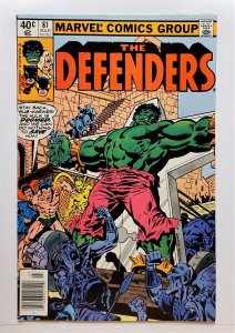 The Defenders #81 (Mar 1980, Marvel) Newsstand copy FN  