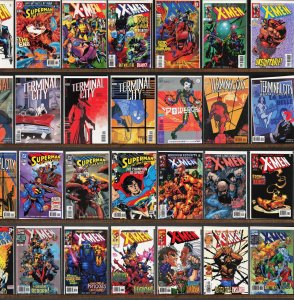 Huge Lot 130+ Comics with X-Men, Action Comics, The Uncanny X-Men & More!