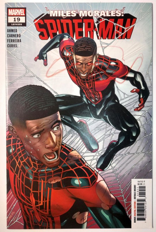 Miles Morales: Spider-Man #19 (9.4, 2020) 1ST COVER APP AND DEATH OF MILES MO...