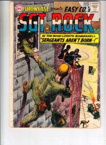 Showcase #45 (Aug-63) VG Affordable-Grade Easy Company, Sgt. Rock