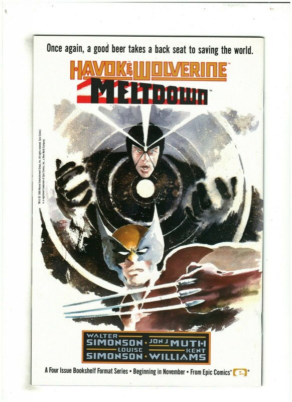 Alpha Flight #67 VF+ 8.5 Newsstand Marvel Comics 1989 