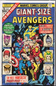 Giant-Size Avengers #5 (1975) The Avengers