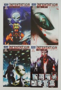 Infestation: Outbreak #1-4 VF/NM complete series All B Variants ; IDW (B)