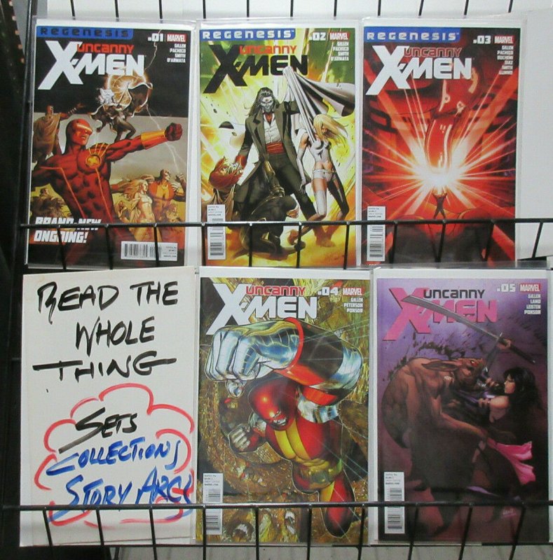 Uncanny X-Men (Marvel 2012 v2) #1-5 Regenesis Kieron Gillen + Carlos Pacheco