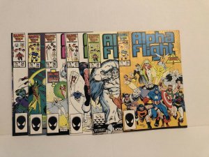Alpha Flight #34 - 39 Lot Of 6 Comics