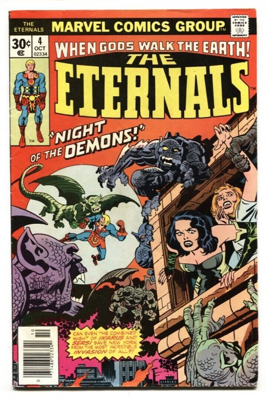 THE ETERNALS #4 Second appearance SERSI Jack Kirby Comic Book Marvel 1976