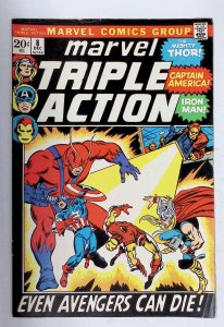 Marvel Triple Action #8 (1972) The Avengers